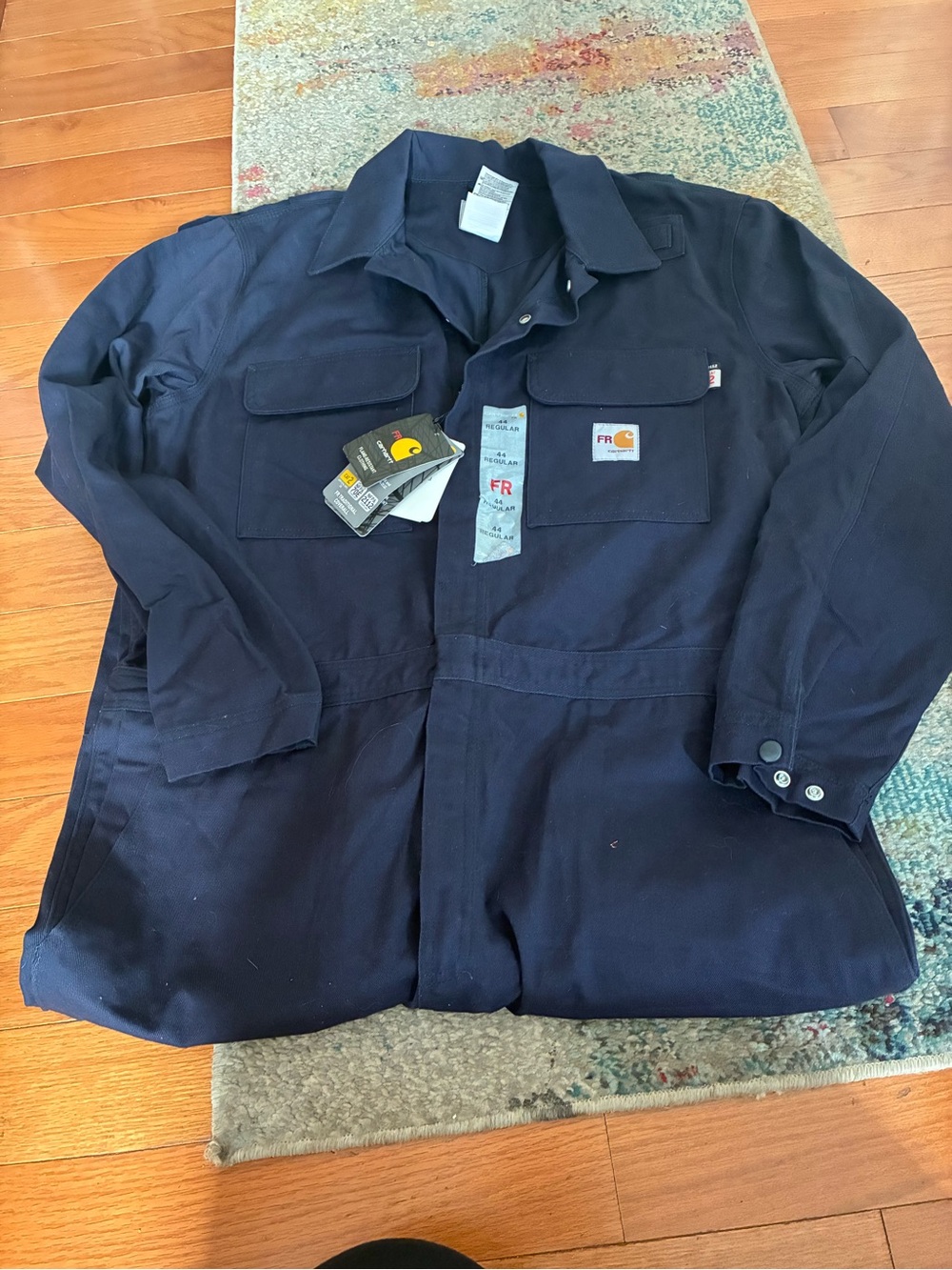 Carhartt Navy Flame-Resistant Field long suit Men's